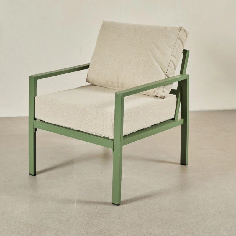 Green aluminium metal rattan wicker garden outdoor four 4 seater bistro table and chairs furniture patio coffee table