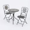 Black Star 2 Seater Mosaic Bistro Set