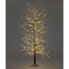 2.1m/7ft Black Micro Dot Christmas Tree with 1700 warm white static leds