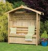 Madrid Arbour with Storage Box and Trellis