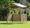 Leon Garden BBQ Shelter Pressure treated Wood