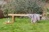 Elche Solidwood Chunky Garden Bench