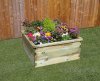 Sleeper Raised Bed 90x90x45cm