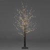 1.2m/4ft Black Micro Dot Christmas Tree with 500 warm white static leds