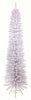 Slimline Pencil Artificial Christmas White Pine Tree - 200cm