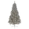 180cm/6ft Artifical Christmas Fir Tree with Silver Tips