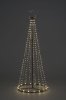 2.5m Easy Set Up Pre Lit Christmas Outdoor Maypole Tree 884 twinkling Warm White LED's