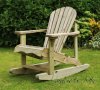 Solid wood Adirondack Rocking Chair