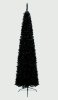 Slimline Pencil Artificial Christmas Black Pine Tree - 200cm