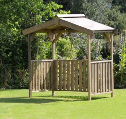 Leon Garden BBQ Shelter Pressure treated Wood