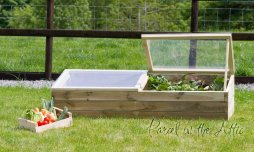 Large Wooden Sleeper Cold Frame