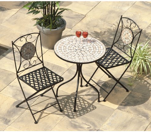 Milan Mosaic Bistro Set