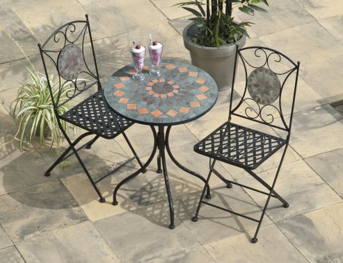 Naples Mosaic Bistro Set