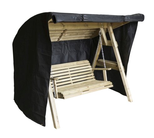 Cover for 2 Seat Wooden Garden Swing with Canopy