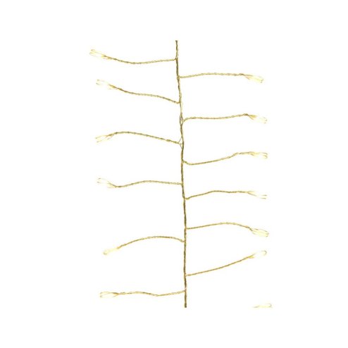 Christmas Fairy String Twinkle - 480 Warm White Extra Big & Bright Cluster Micro LED Lights with 8 functions and  Gold wire - indoor or outdoor use