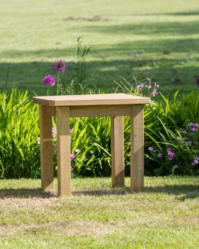 Elda Side Table Heavy Duty Solidwood Outdoor Furniture