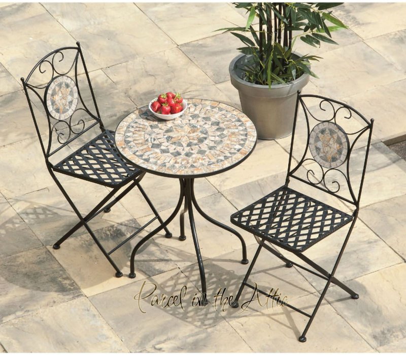 Turin Mosaic Bistro Set