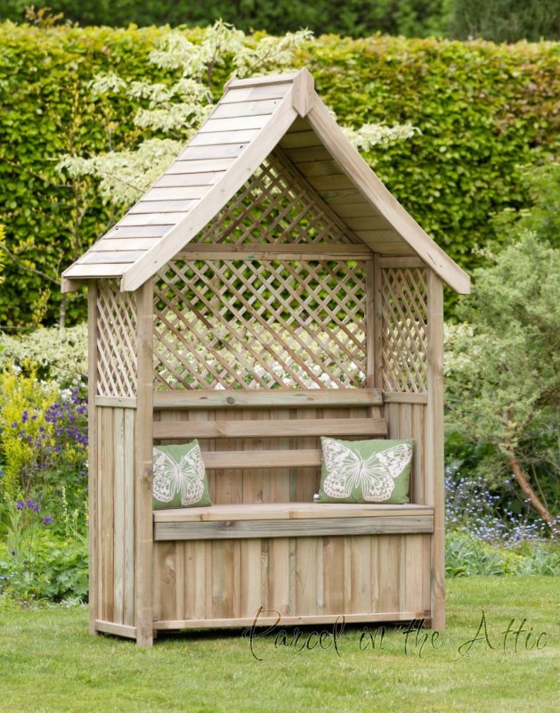 Jerez Arbour with Storage Box and Trellis