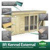 8x4 Dog Kennel (4ft Height) Flat Packed