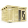 6X6 Dog Kennel (4ft Height) Flat Packed