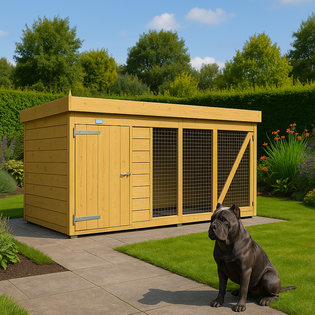 Wooden Dog Kennels & Runs Image