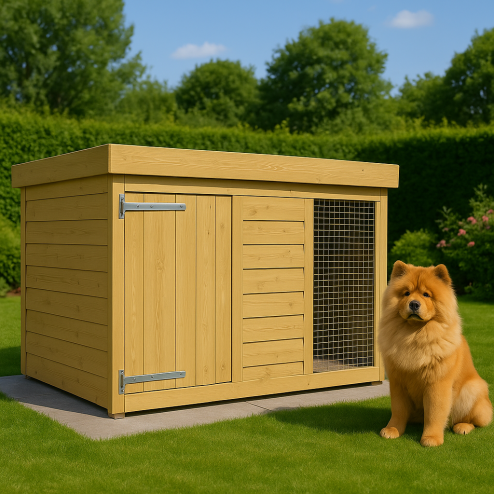 4X4 Dog Kennel (4ft Height) Flat Packed Image