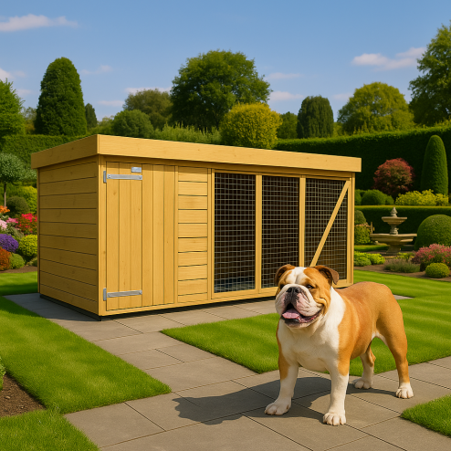 6X4 Dog Kennel (4ft Height) Flat Packed Image