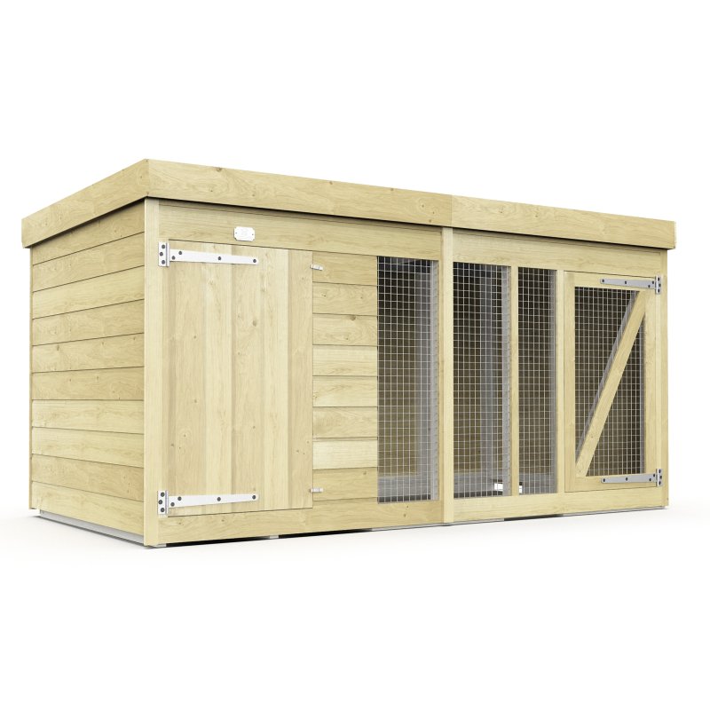 8x4 Dog Kennel (4ft Height) Flat Packed