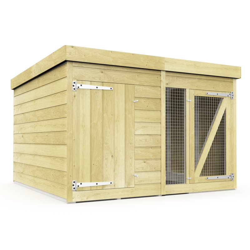 6X6 Dog Kennel (4ft Height) Flat Packed