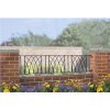Abbey Modern Metal Garden Railing Panel 39cm High