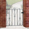 Classic Low Flat Top Metal Garden Gate 91cm High