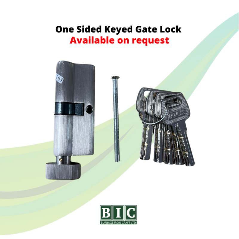 Harrogate Aluminium Pedestrian Garden Gate Grey 180cm High