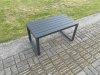 Fimous Outdoor Garden Rectangular Coffee table Aluminium Patio Tea Table for Balcony, Terrace,Swimming Pool Dark Grey