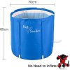 Fimous Portable Foldable Bathtub Adults Free Standing Soaking Bath Tub for Bathroom Spa