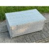 Light Grey Mixed Rattan Rectangular Oblong Coffee Tea Table Outdoor Garden Furniture Accessory