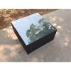 Fimous Square Rattan Coffee Tea Side Table Indoor Outdoor Use Garden Furniture Accessory Patio Black