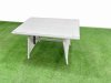 Fimous 10 Seat Outdoor Patio PE Rattan Garden Furniture with Cushions 3 Seater Sofa 2 Side Tables Big Stool Light Grey
