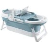 Fimous Portable Foldable Bathtub Adults Free Standing Soaking Bath Tub for Bathroom Spa
