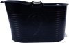 Fimous Bathtub for Adults, Soaking Bathtub for Hot Bath and Ice Bath Freestanding Bath Tub Black