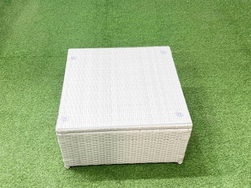 Fimous Rattan Garden Outdoor Furniture Set 8 Seater Rattan Garden Sofa Set with 2 Armchairs Light Grey Mixed