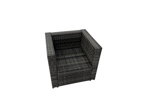 Fimous Rattan Garden Furniture Set Outdoor 10 Seater Patio Dining Corner Sofa Sets with Dining Table Chair Big Stool Dark Grey Mixed