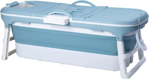 Fimous Portable Bathtub Adult Folding Bath tub Large Thicken Free Standing Soaking Barrel for Adults Children