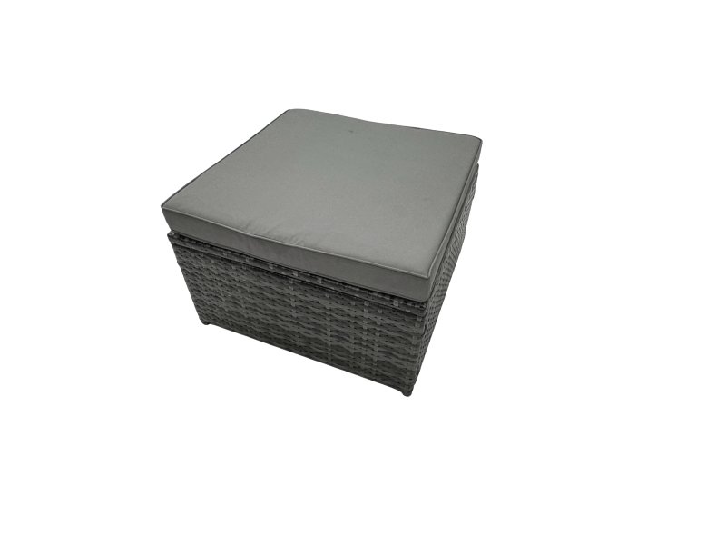 Fimous Rattan Garden Furniture Firepit Dining Set 10 Seater Lounge Sofa Table Set with 2 big Footstool