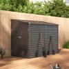 Living and Home 8.8 x 4.7ft Garden Shed Outdoor Steel Tool Storage Shed