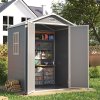 Living and Home Plastic Outdoor Garden Storage Shed