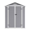 Living and Home Plastic Outdoor Garden Storage Shed