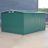 10.24 x 8.43FT Large Metal Garden Tool Storage Shed, Green