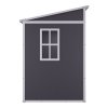 Living and Home 6x4FT Outdoor Plastic Garden Storage Shed