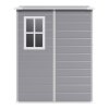 Living and Home 5 x 4FT Outdoor Plastic Storage Shed
