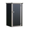 2.95 x 2.95FT Metal Pent Roof Garden Tool Storage Shed